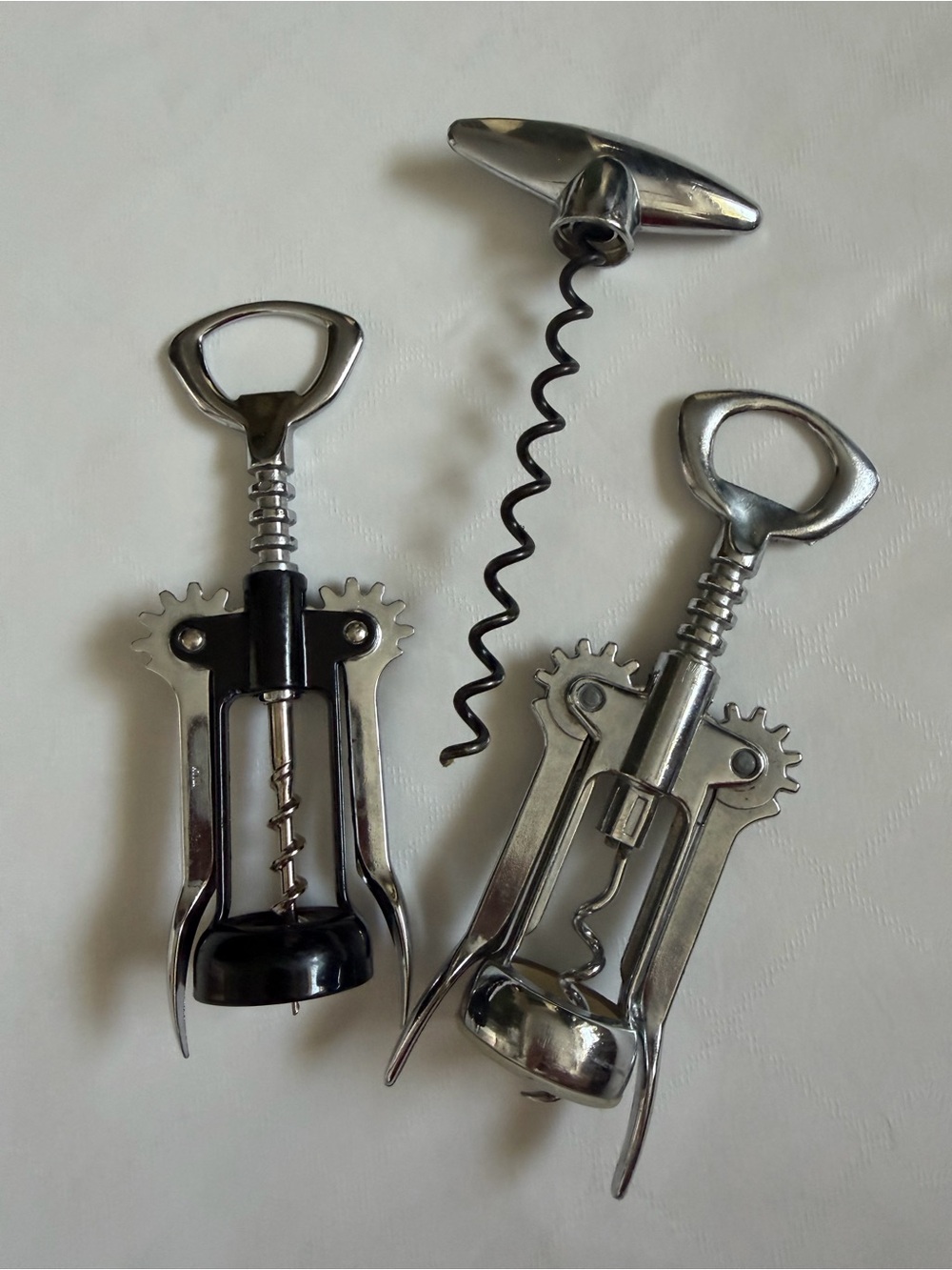 Winged Corkscrew Bottle Opener set
